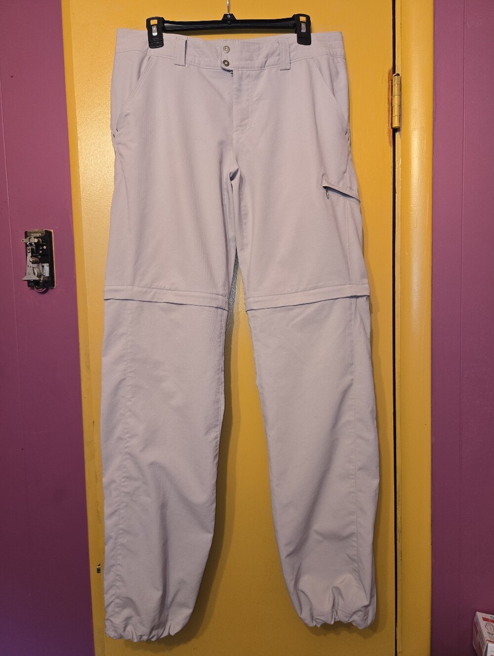 Columbia Women's Tan Convertible Zip-Off Straight-Leg Pants